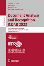 Document Analysis and Recognition - ICDAR 2023