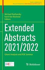 Extended Abstracts 2021/2022
