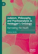 Judaism, Philosophy, and Psychoanalysis in Heidegger’s Ontology