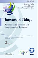 Internet of Things. Advances in Information and Communication Technology