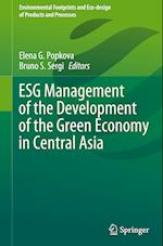 ESG Management of the Development of the Green Economy in Central Asia