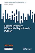 Solving Ordinary Differential Equations in Python