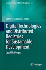Digital Technologies and Distributed Registries for Sustainable Development