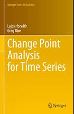 Change Point Analysis for Time Series