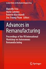 Advances in Remanufacturing