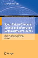 South African Computer Science and Information Systems Research Trends