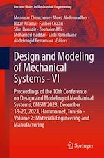 Design and Modeling of Mechanical Systems - VI