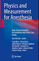 Physics and Measurement for Anesthesia