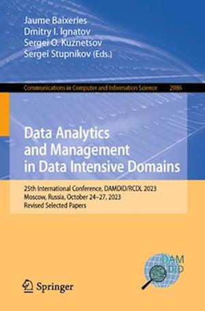 Data Analytics and Management in Data Intensive Domains