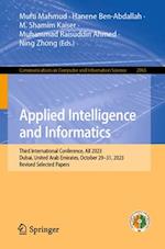 Applied Intelligence and Informatics