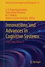 Innovations and Advances in Cognitive Systems