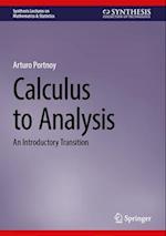 Calculus to Analysis