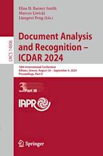 Document Analysis and Recognition - Icdar 2024