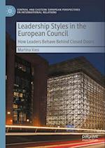 Leadership Styles in the European Council