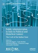 Public Administration in Italy in Political and Historical Context