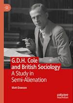 G.D.H. Cole and British Sociology