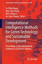 Computational Intelligence Methods for Green Technology and Sustainable Development