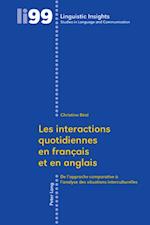 Les Interactions Quotidiennes En Francais Et En Anglais