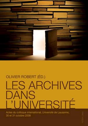 Les Archives Dans l'Universite