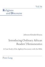Introducing Ordinary African Readers' Hermeneutics