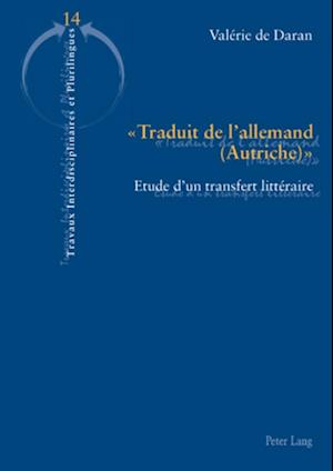 " Traduit de l'Allemand (Autriche) "