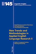 New Trends and Methodologies in Applied English Language Research II
