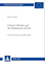 Calvin's Theodicy and the Hiddenness of God