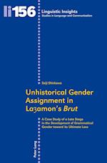 Unhistorical Gender Assignment in Layamon’s «Brut»