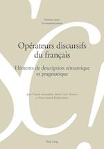 Operateurs Discursifs Du Francais