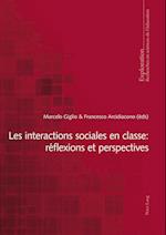 Les Interactions Sociales En Classe: Reflexions Et Perspectives