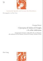 I «Synonyma» di Isidoro di Siviglia e lo «stilus isidorianus»