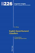 English Quasi-Numeral Classifiers