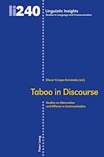 Taboo in Discourse