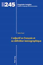 L'Adjectif En Français Et Sa Définition Lexicographique