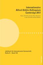 Internationales Alfred-Doeblin-Kolloquium Cambridge 2017