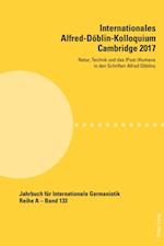 Internationales Alfred-Doeblin-Kolloquium Cambridge 2017