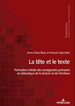 La tête et le texte