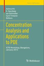 Concentration Analysis and Applications to PDE