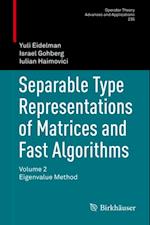 Separable Type Representations of Matrices and Fast Algorithms