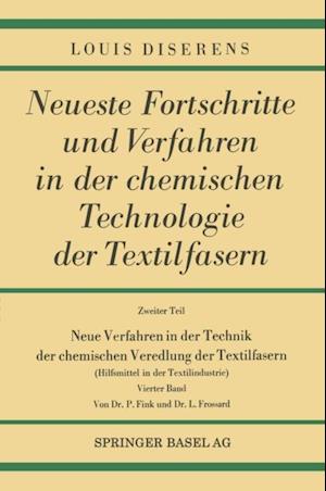 Neue Verfahren in der Technik der chemischen Veredlung der Textilfasern