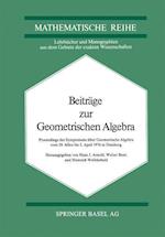 Beiträge Zur Geometrischen Algebra