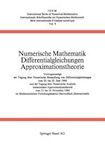 Numerische Mathematik Differentialgleichungen Approximationstheorie