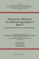 Numerische Methoden Bei Optimierungsaufgaben Band 3