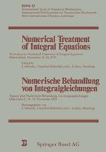 Numerical Treatment of Integral Equations / Numerische Behandlung von Integralgleichungen