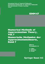 Numerical Methods of Approximation Theory, Vol. 7 / Numerische Methoden Der Approximationstheorie, Band 7