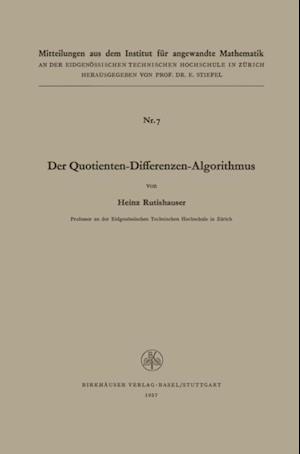 Der Quotienten-Differenzen-Algorithmus