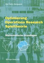 Optimierung Operations Research Spieltheorie