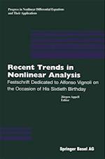 Recent Trends in Nonlinear Analysis