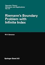 Riemann's Boundary Problem with Infinite Index