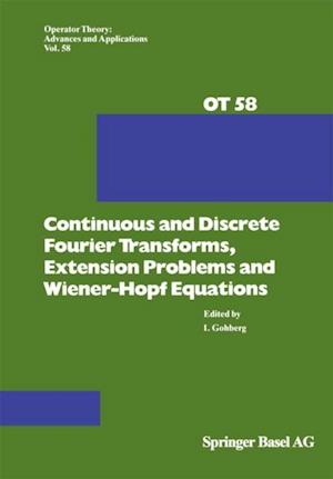 Continuous and Discrete Fourier Transforms, Extension Problems and Wiener-Hopf Equations